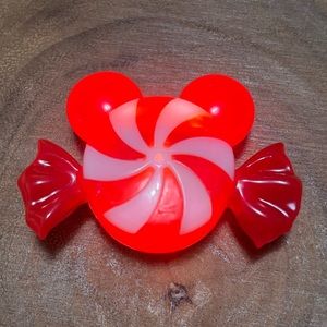Disney Parks Holiday Mickey Mouse Peppermint Glow Cube NEW